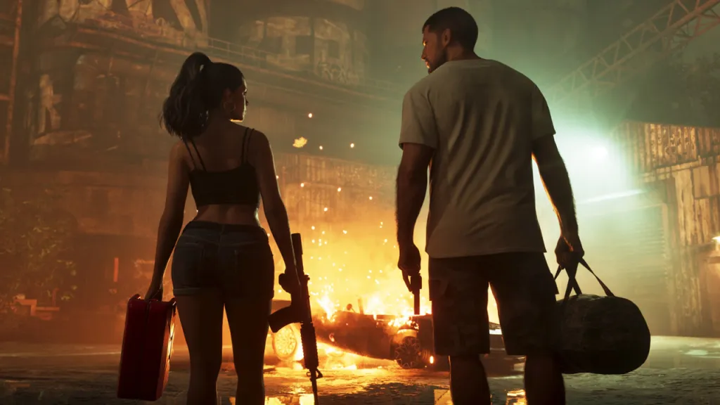 150 nuevos detalles de GTA 6 revelados en el Extended Look de Netflix 41 gta 6 jason and lucia fire
