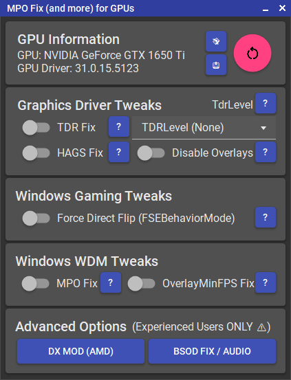 Cómo desactivar Multi-Plane Overlay (MPO) en Windows 11