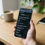 Cómo saber el modelo de mi celular: pantalla de configuración mostrando el modelo
