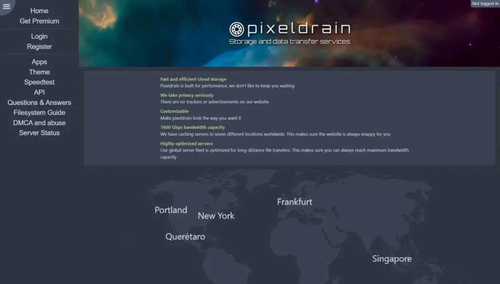 Los mejores sitios para subir y compartir archivos gratis 38 pixeldrain