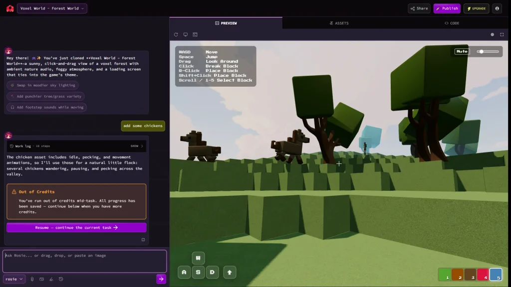 Cómo crear juegos con IA sin saber programar 41 rose7