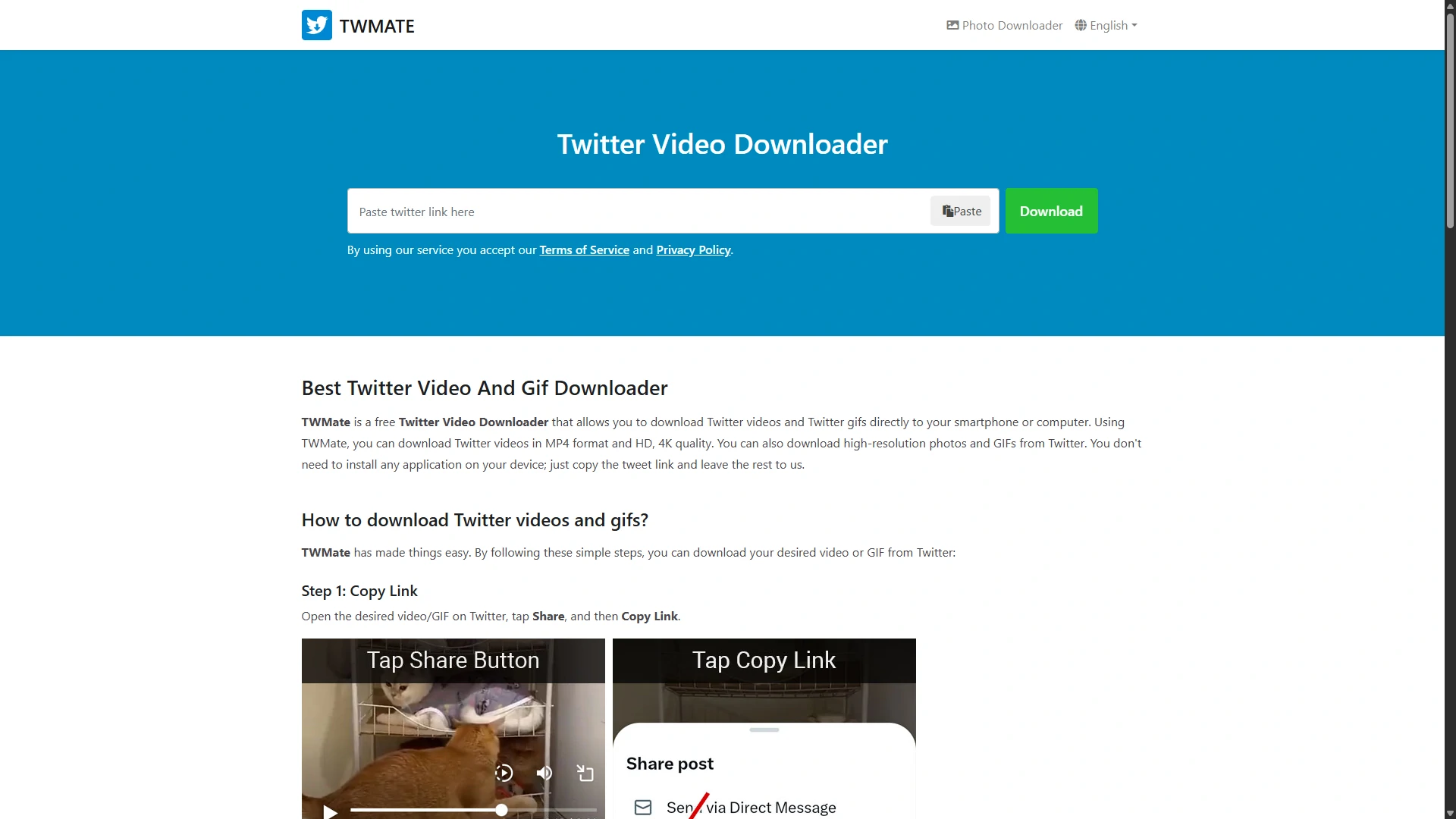 Cómo descargar vídeos de Twitter (X) gratis en PC y móvil 36 twmate