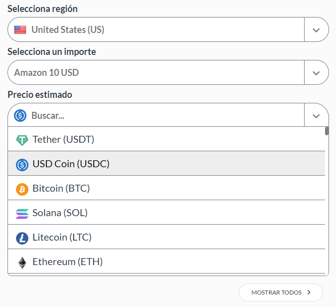 Cómo Comprar Gift Cards de Amazon con Criptomonedas (Paso a Paso) 39 COINSBEE4