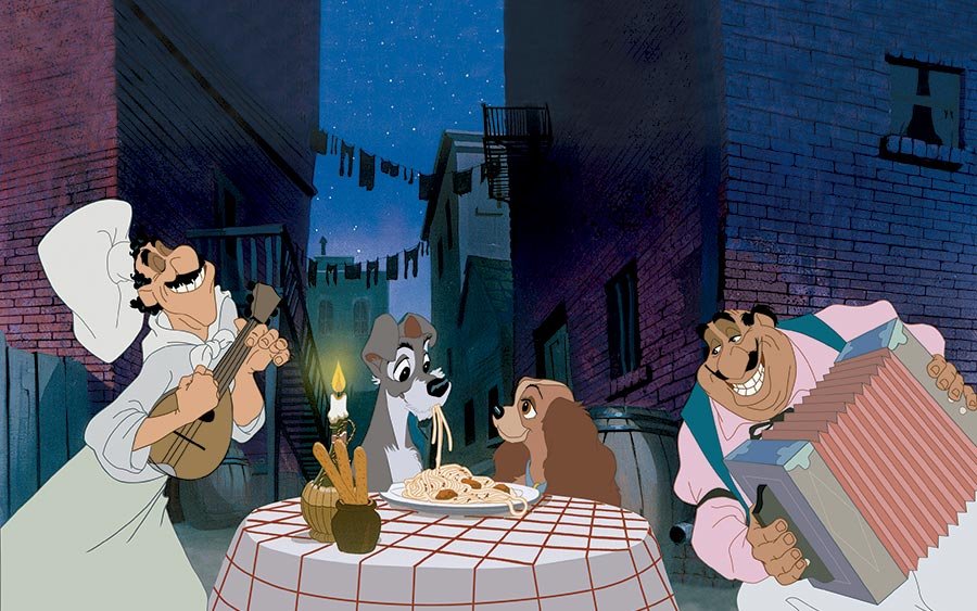 Las 40 mejores películas de Disney de todos los tiempos 42 Lady and the Tramp 1955