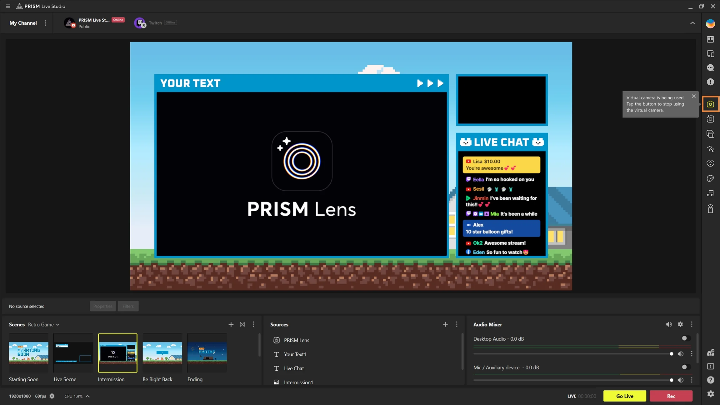 Prism Live Studio
