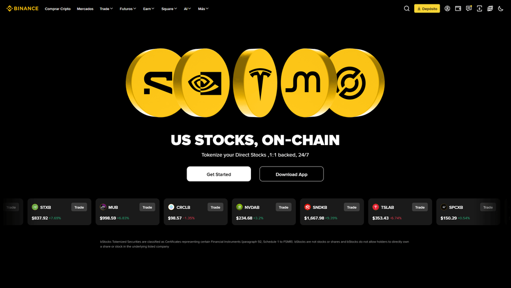 binance bstocks main