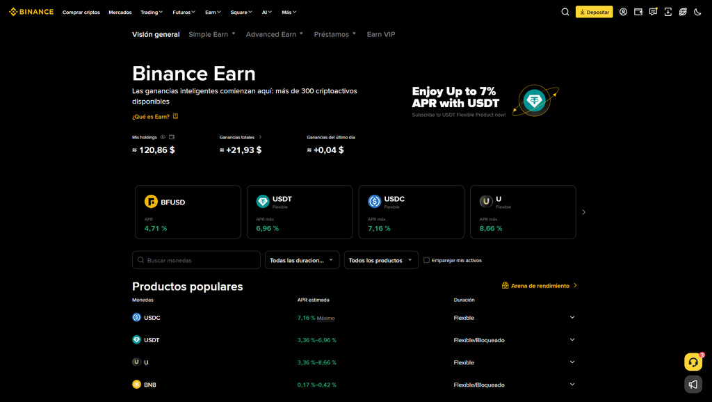 binance earn