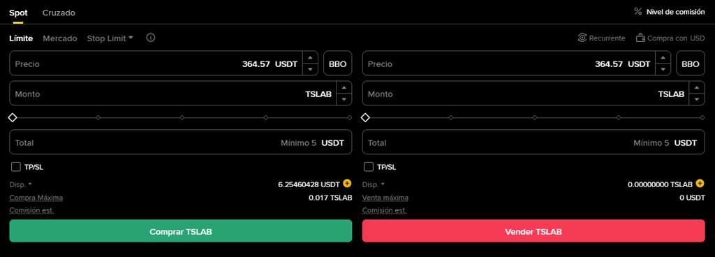 binance spot buy