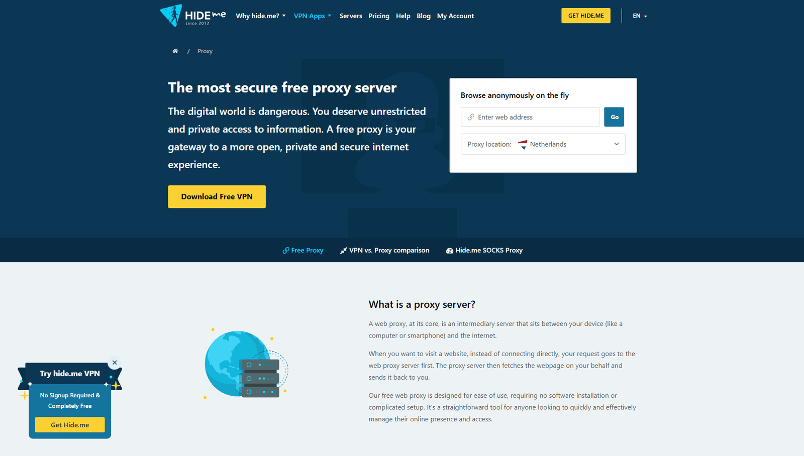 Cómo solucionar el error «No disponible en tu región» 43 hide me