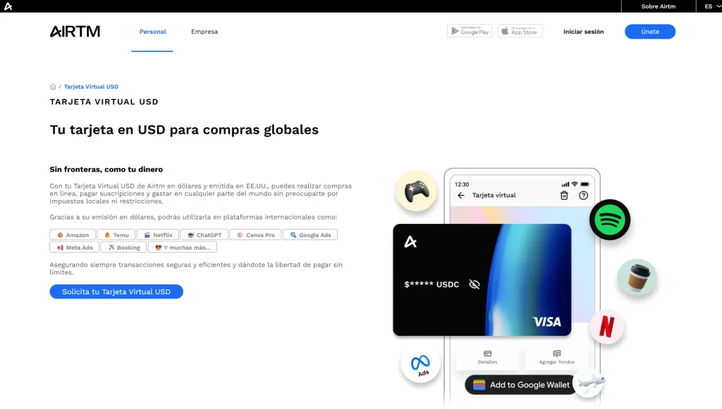 airtm card