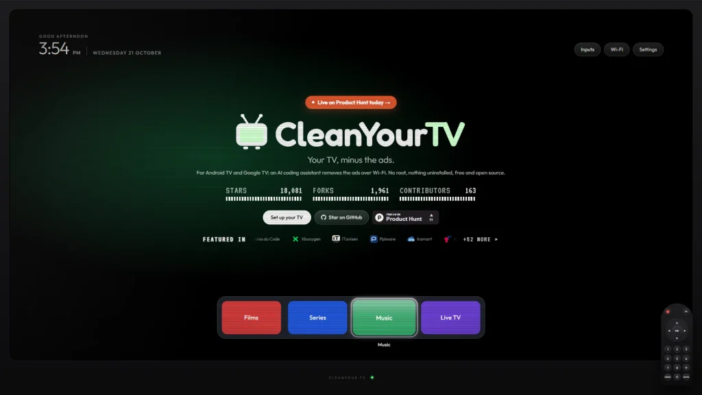 Cómo hacer debloat a tu Smart TV con IA y CleanYourTV 35 Cómo hacer debloat a tu Smart TV con IA y CleanYourTV