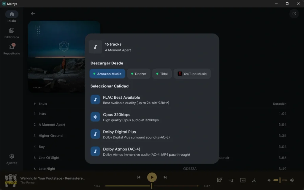 Mornye: qué es y cómo funciona la app para bajar música de Spotify en PC y móvil 45 mornye descargar