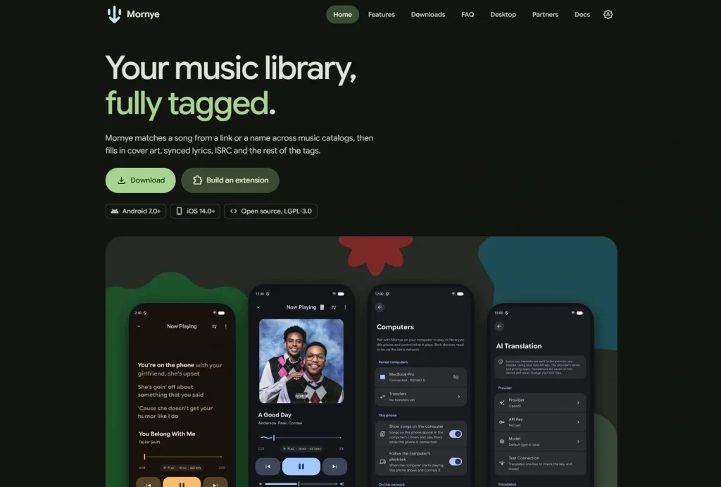 Mornye: qué es y cómo funciona la app para bajar música de Spotify en PC y móvil 37 mornye movil