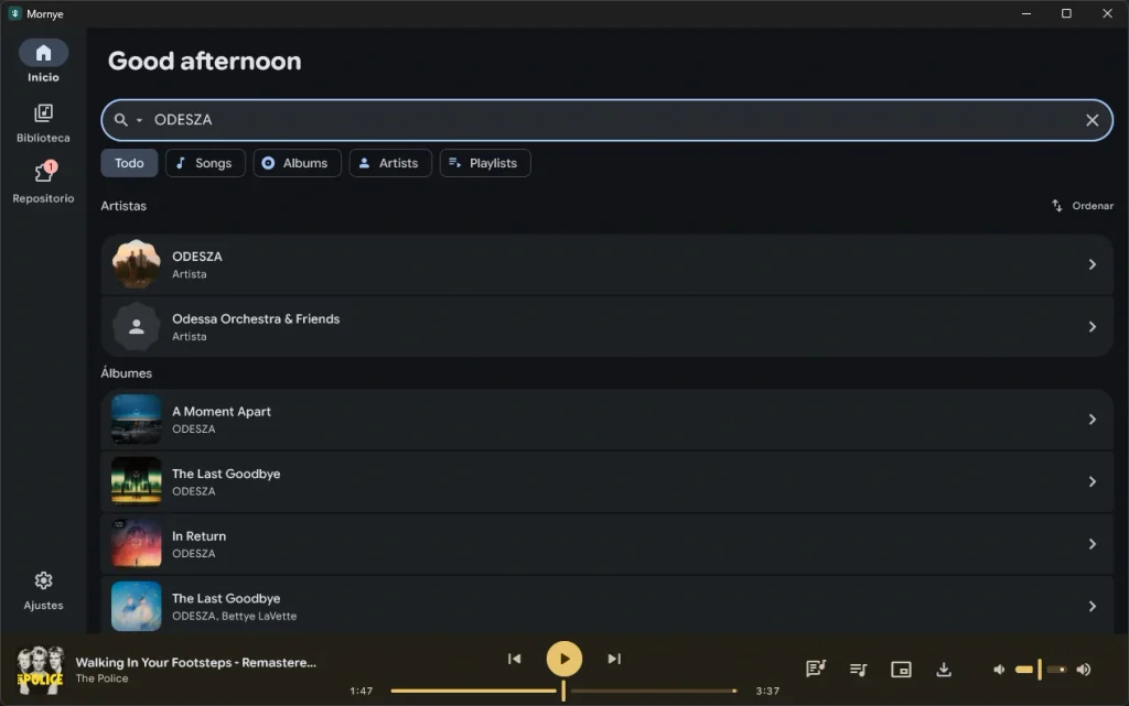 Mornye: qué es y cómo funciona la app para bajar música de Spotify en PC y móvil 43 mornye search