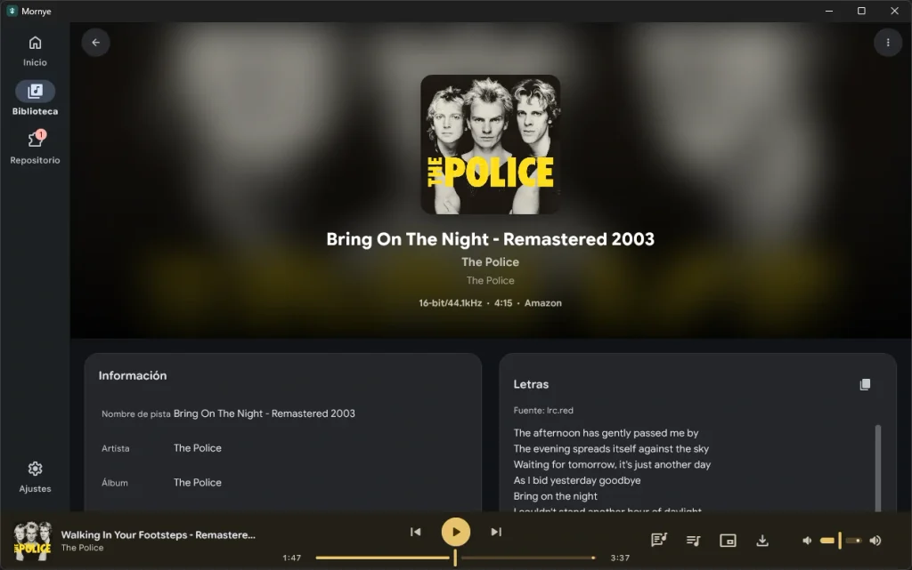 Mornye: qué es y cómo funciona la app para bajar música de Spotify en PC y móvil 46 mornye ui