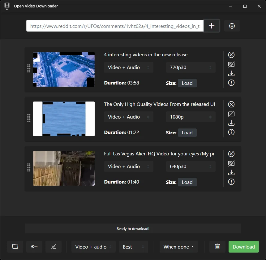 open video downloader reddit